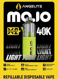 angelite Mojo refillable disposable vape 40K Puff