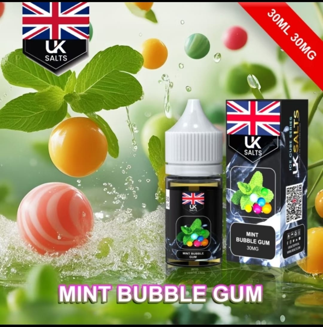 UK salt Mint Bubblegum