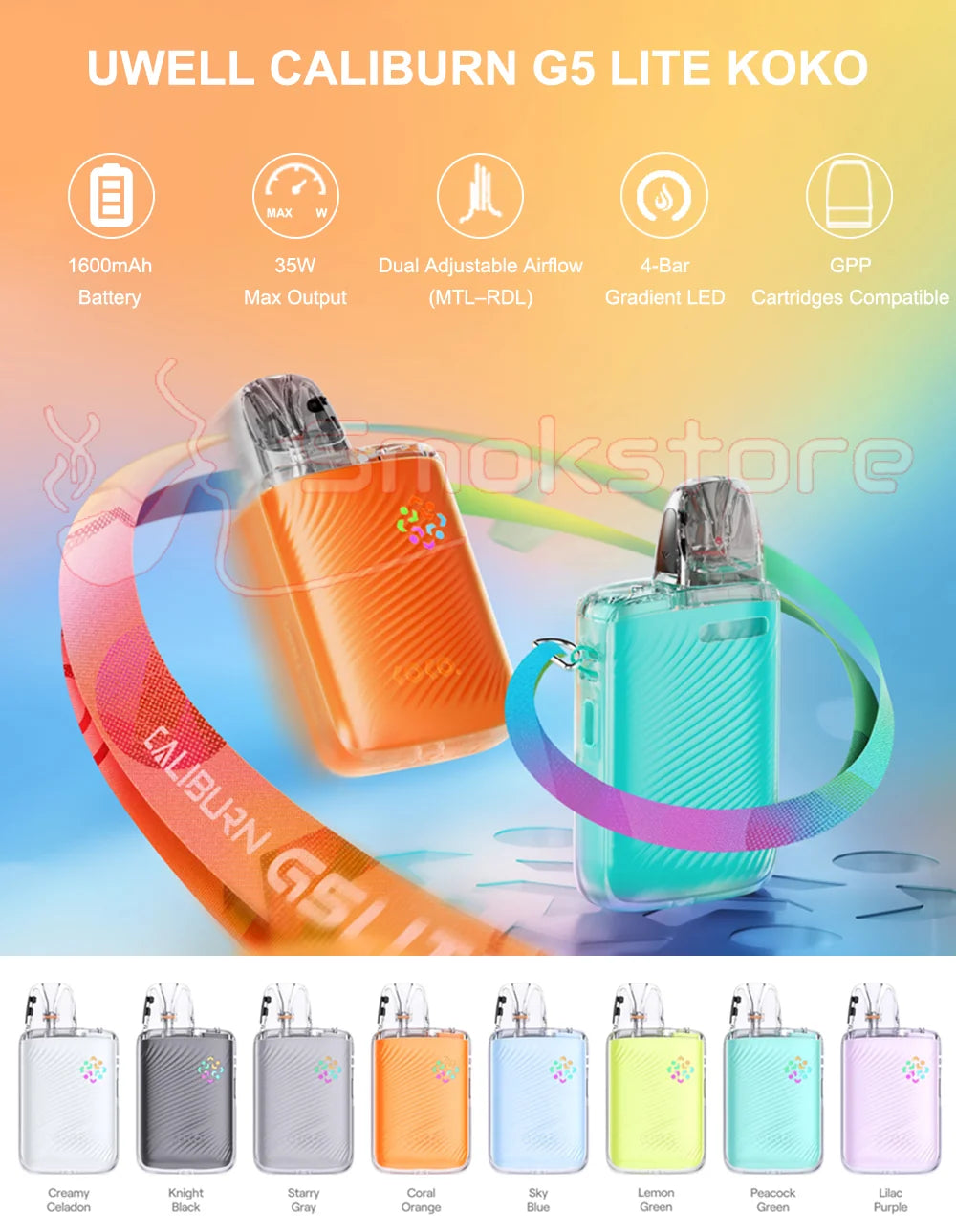 Calliburn G5 Lite koko